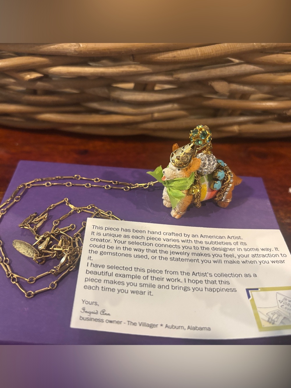 Corgi Party Necklace